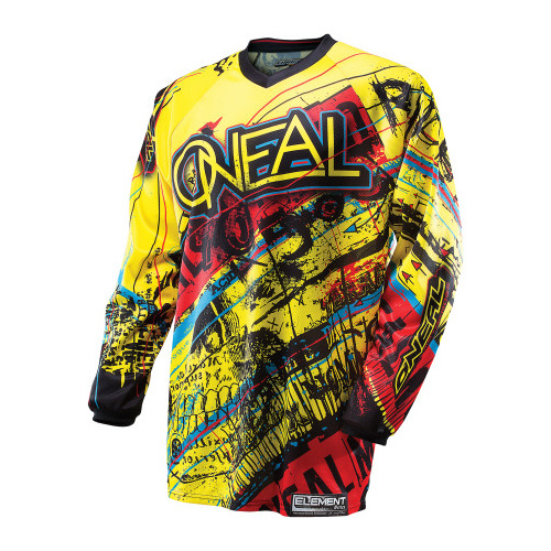 O'Neal Adult Element Jersey - Acid Yellow Size Small