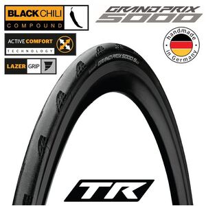 Continental GP5000S TLR Folding Road Tyre 700 x 25c Black