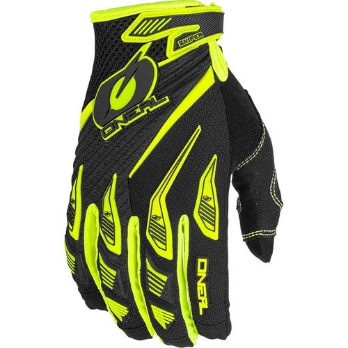 ONEAL 2019 SNIPER ELITE BLACK/HI-VIZ GLOVES