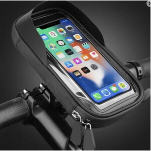 SAHOO, Universal Smart Phone Holder, Quick release handle bar mount, ziplock closure, 100% waterproof, 7" screen size