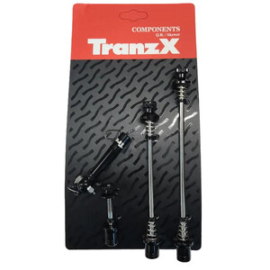 SKEWER SET Anti-Theft, For Wheels & Seat Post, Alloy, Black