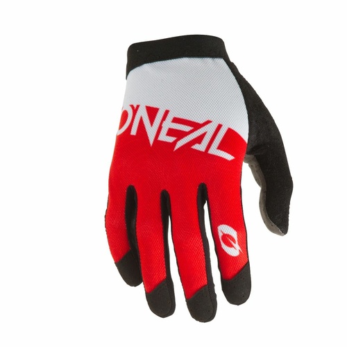 Oneal AMX Altitude White/Red MX Gloves 