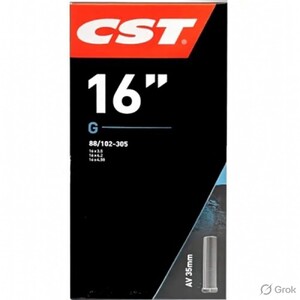 2x CST Tube 16 x 4.0 - SV40mm (1.4mm Tube Thickness) OEM