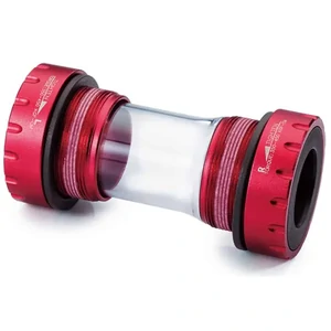 BOTTOM BRACKET SET - External Bearing BB Set, Standard Bearing, Shimano/FSA Compatible, For 68 & 73mm Shell, RED