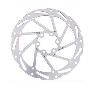 DISC ROTOR - Tektro, 160mm, 6 Bolt, T:1.8mm, stainless, w/T25 torque 6 bolts. Excellent Heat Tolerance & Dispersion
