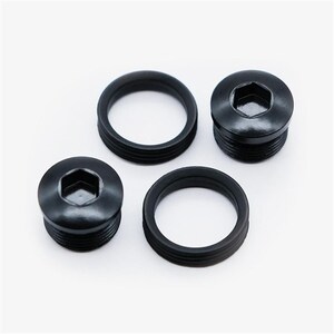 SDG Pedals Slater End Cap And Seal Kit Black