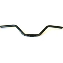 HANDLEBAR 25.4mm 68cm Wide 120mm Rise Steel BLACK