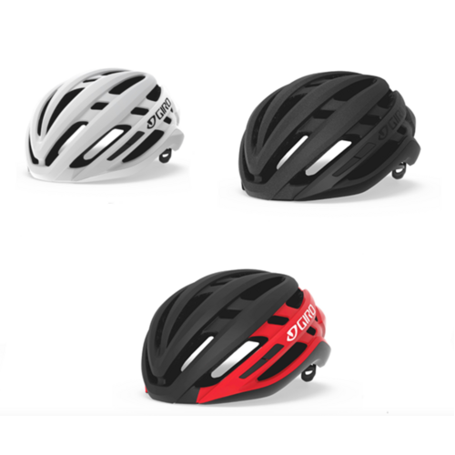 Giro Agilis MIPS Helmet S M L black/red matt black matt white