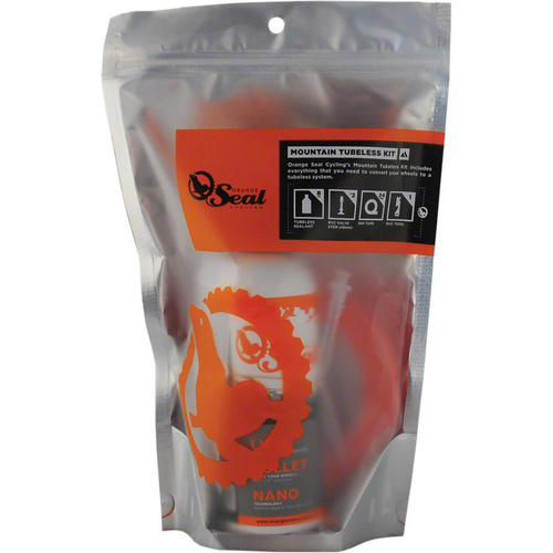 Orange Seal Bike Cycling Comprehensive Tubeless Conversion Kit 18Mm