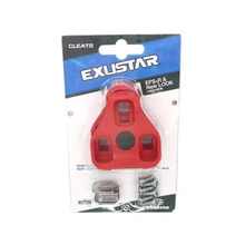Exustar CLEATS Look Keo compatible Red 9 degree float