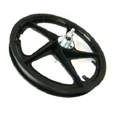 PLASTIC WHEEL 20" Rear Freewheel BLACK