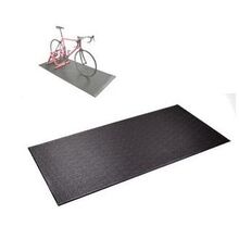 Matt for indoor Trainer PVC material 195cm x 90cm x 6mm Black.