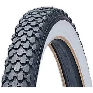 TYRE 26 x 2.125 BLACK with WHITE WALL, Cruiser (57-559)