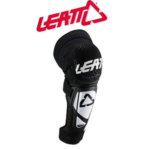 Leatt Knee/Shin Guard 3Df Hybrid Ext Wh/Bk Junior