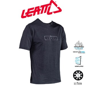 Leatt Jersey Mtb Trail 1.0 Black X-Small