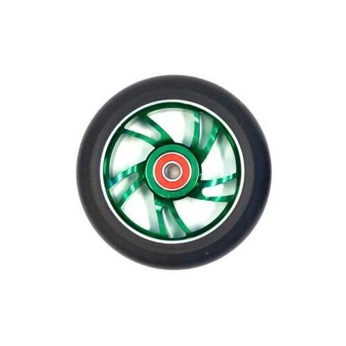 Scooter Wheel Alloy 110mm incl abec-9 bearing GREEN core