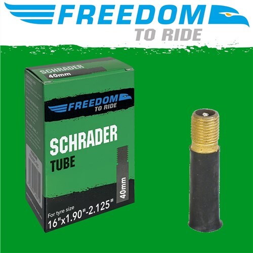 Freedom 16 X 1.90/2.125 Schrader Valve Bike Tube
