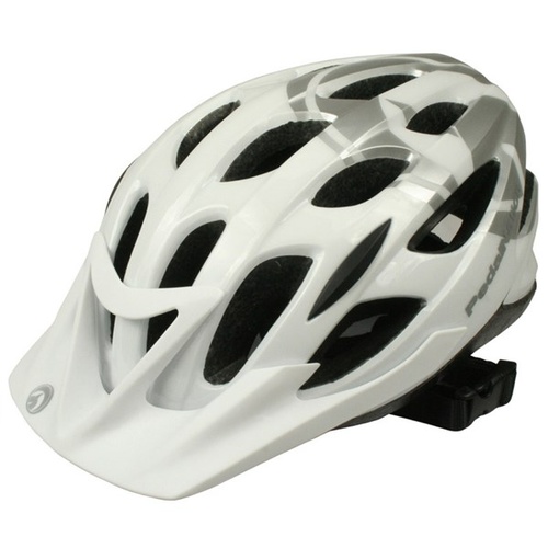 Pedal Nation Helmet Axis Adult Bicycle Bike [Helmet Colour: White/Silver] [Helmet Size: Medium]