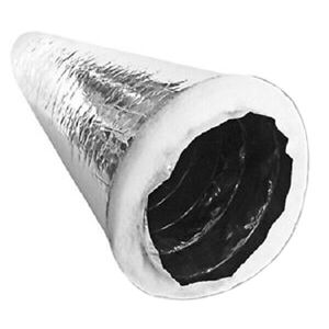 Hot Sale $44.99(RRP$69.99) 6"/150Mm 6M Flexible Insulated Duct Ducting Flexible Ventilation Duct - R1.0