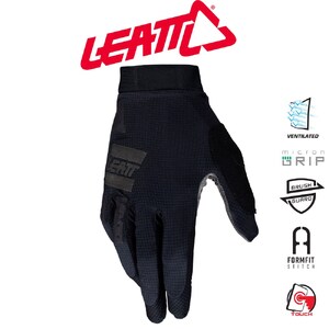 Leatt Glove Mtb 1.0 Gripr Stealth Small