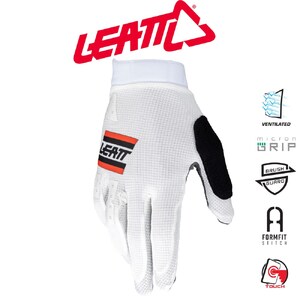 Leatt Glove Mtb 1.0 Gripr White Small