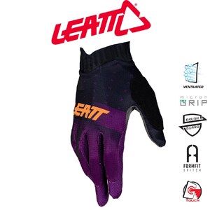 Leatt Glove Mtb 1.0 Gripr Women Purple Medium