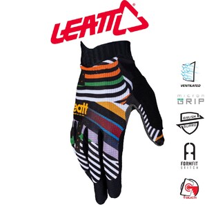 Leatt Glove Mtb 1.0 Gripr Women Stripes Small