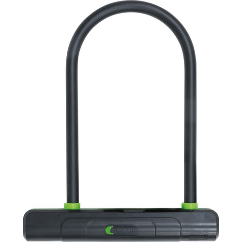 Citadel London CU200/230/K/B 200mm x 230mm Key U-Bolt Lock Black/Green