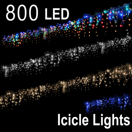 800 Leds Party Christmas Wedding Led Icicle Light String Lights Rope 24V
