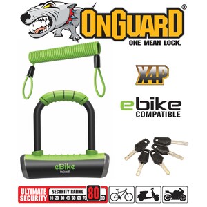 Pitbull Mini U-Lock E-Bike Ctn Qty: 8/ Inner Qty: 4