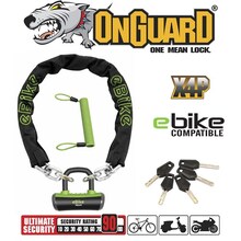 OnGuard Mastiff EBike Series Keyed Chain-Lock  - 110cm x 12cm