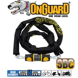 Mastiff Chain Lock 120Cmx4Mm /Ctn Qty: 16/ Inner Qty: 4/