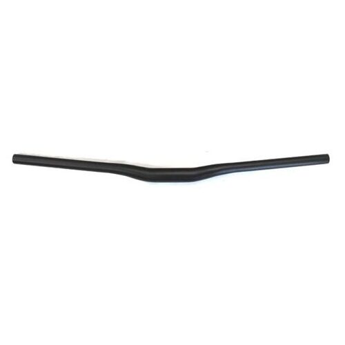 HANDLEBAR 31.8mm 68cm Wide 20mm Rise 6 Deg Sweep Alloy BLACK