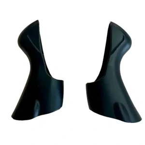 "NEW" - Hoods For Shimano, Mod. 9001, SHIMANO Dura Ace ST-9001, (Sold In Pairs) Silicone BLACK