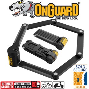 K9 Series - Heavy Duty Gold Rated Link Plate Lock - 85cm
