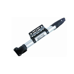 MINI PUMP Beto ALLOY, w/swivel head, pivoting T handle, w/brkt, reversible to suit F/V or A/V