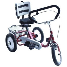 Rehatri Trike 12"Front and rear wheel size RED (Special Needs) 3 wheel sizes available