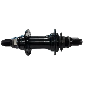 Hub 9T Driver Nutted Black 36H (4 sealed bearings OLD 110mm) 14mm axle