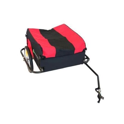 Bicycle Cargo Trailer in red and black cover