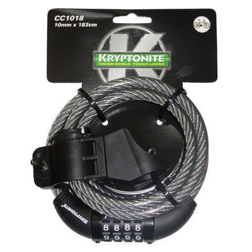 Kryptonite Keeper 1018 Bicycle Lock Combo W/Bkt