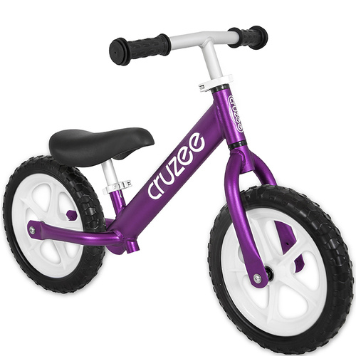 Cruzee Two 12" Aluminium Balance Kids Bike Bicycle Purple