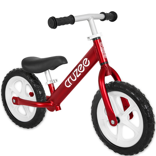 Cruzee Two 12" Aluminium Balance Kids Bike Bicycle Red