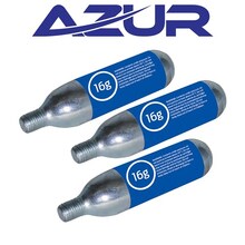 Azur Co2 Threaded Air Cartridge - 3 Pack - 16g