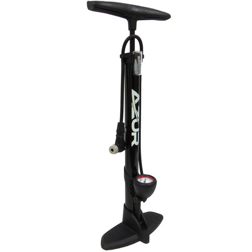 Kaze Azur Alloy Clever Valve Bike Floor Pump Black