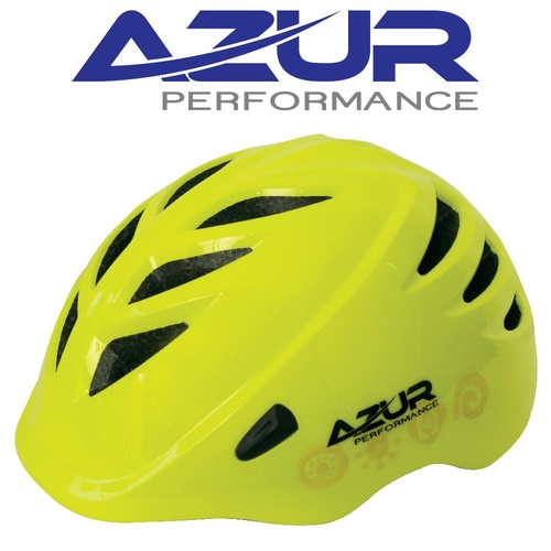 Azur HELMET T20 NEON YELLOW 47-50CM