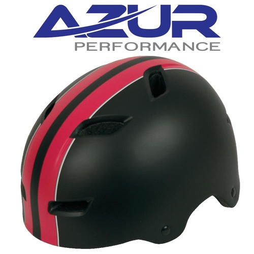 Azur HELMET U85 BLK RED RACE MEDIUM 55-58CM