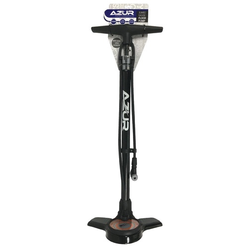 Azur Jumbo Gauge Bike Bicycle Floor Pump