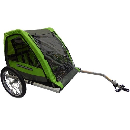 Pacific Alloy Kiddie Bike Trailer Green
