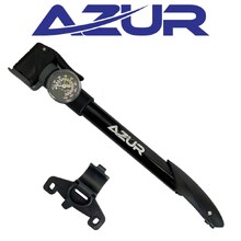 Azur Dual Head Mini Bicycle Presta & Schrader Bike Tyre Air Pump W/ Bracket