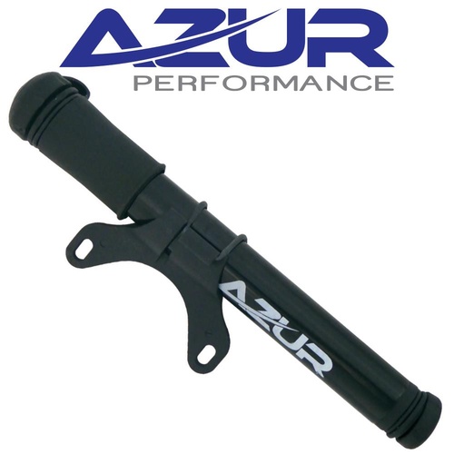 Azur Mini Bike Cycling Bicycle Pump Flexi Hose Black